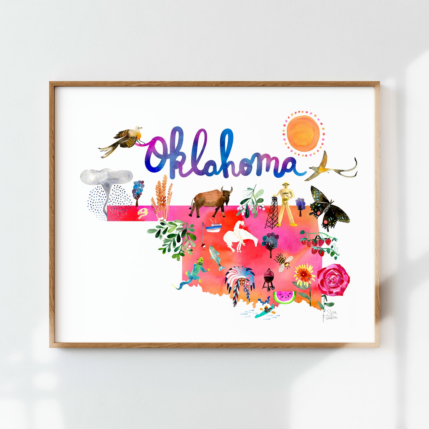 a picture of a picture of the state of oklahoma