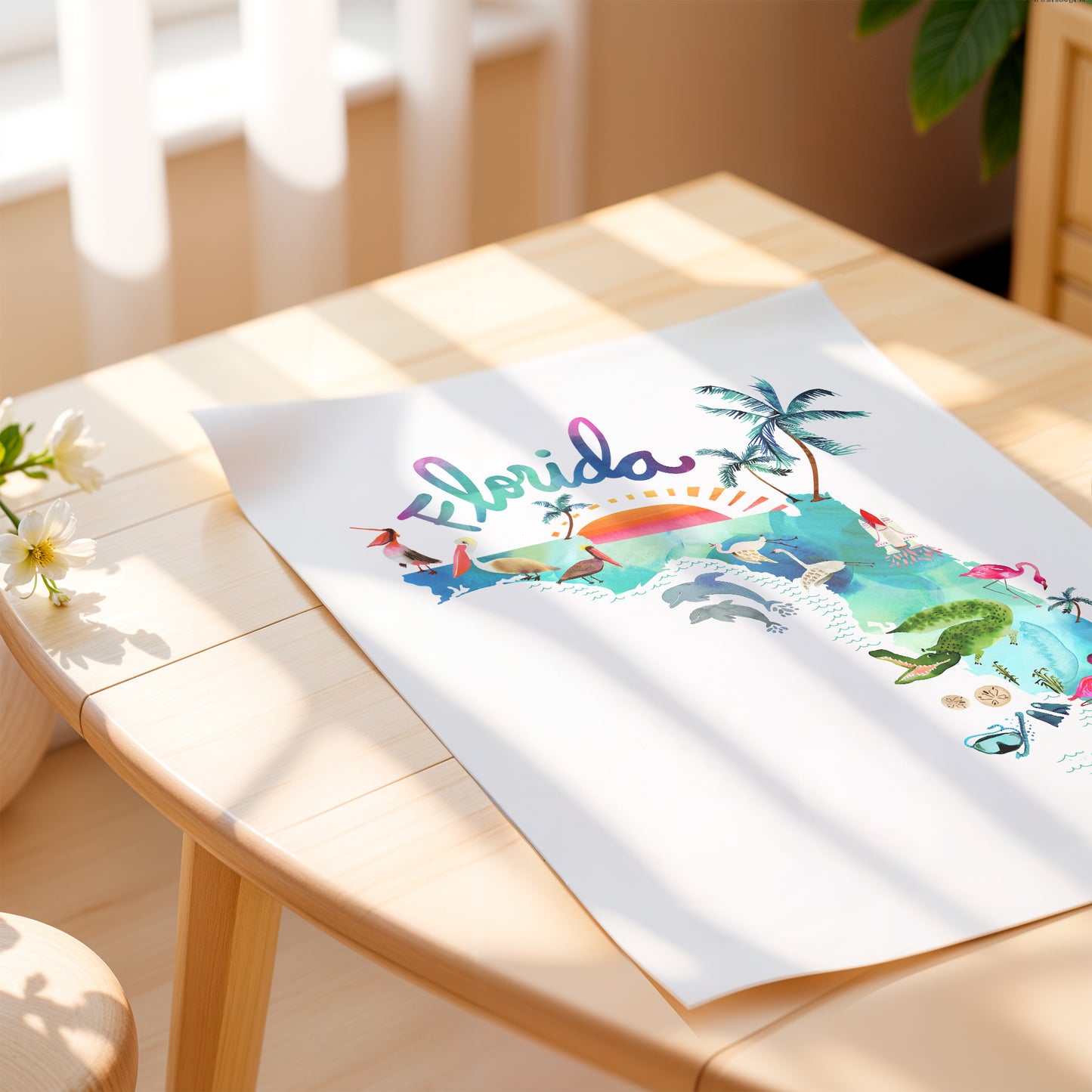 a picture of a table with some flowers on it