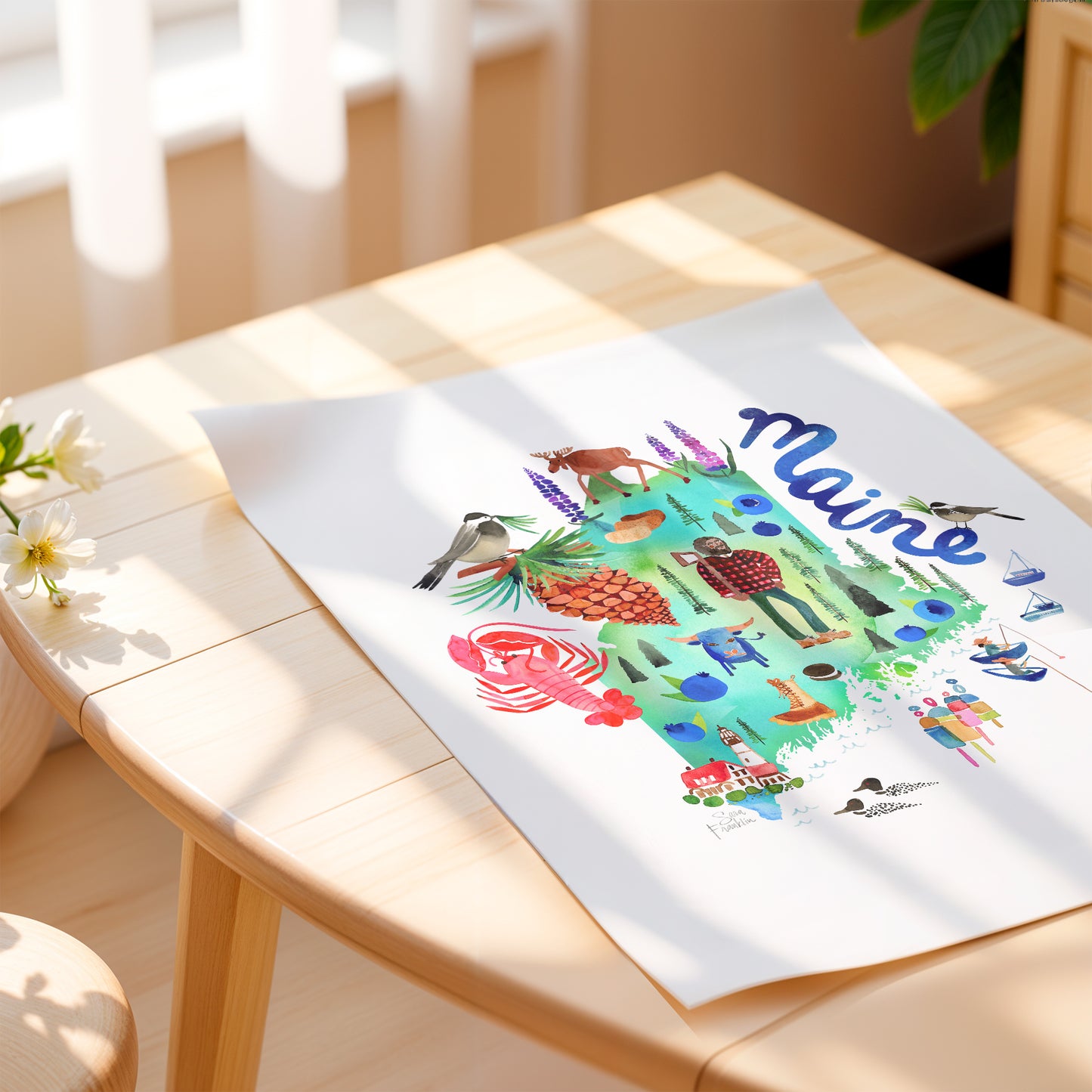 a picture of a table with flowers and a vase