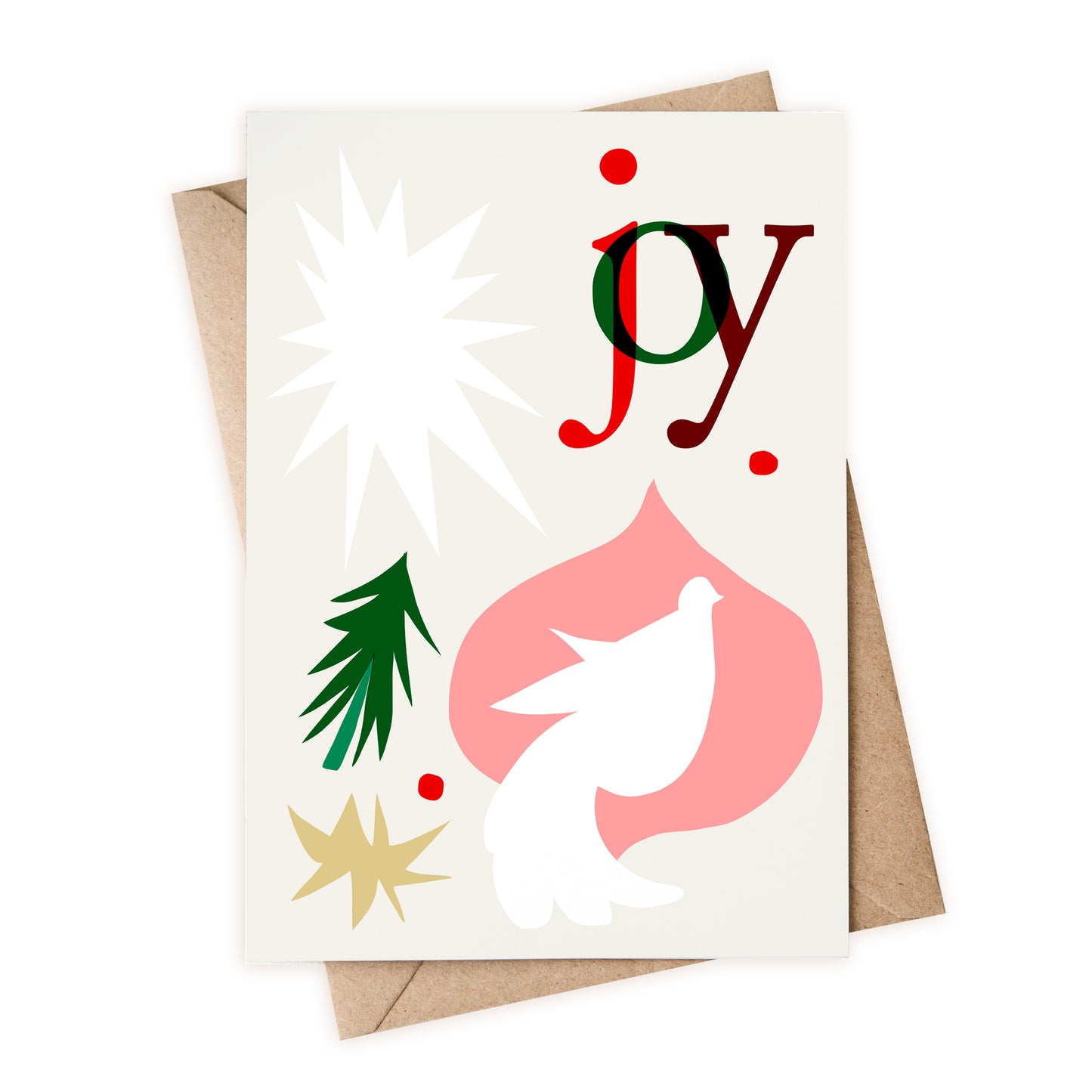 a christmas card with a picture of a dog