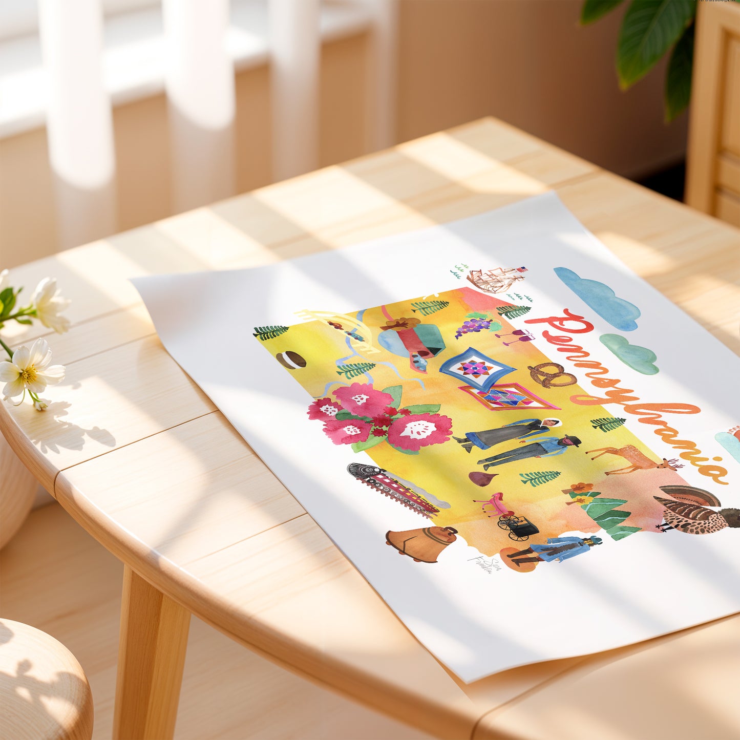 a picture of a birthday card on a table