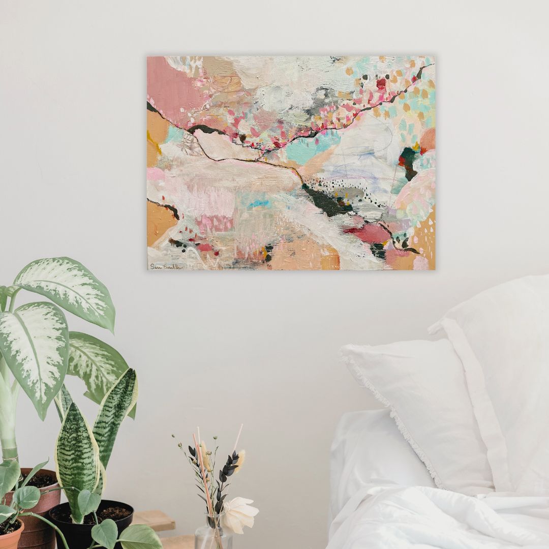 Hidden Gem 18x24 in. | Abstract Painting on Canvas