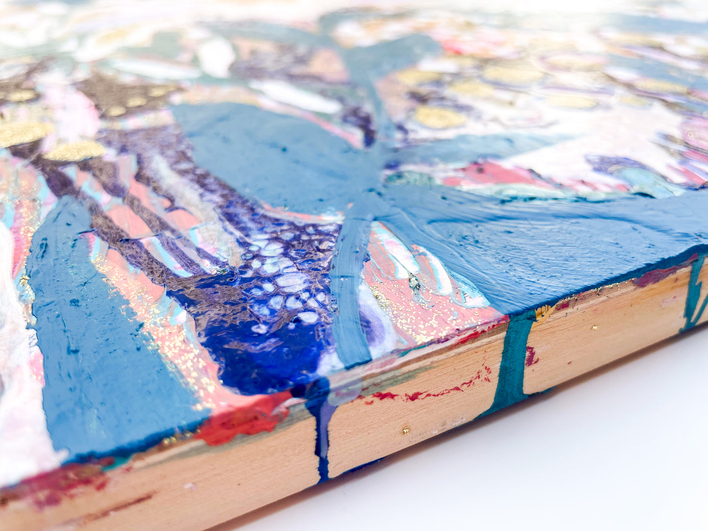 Night Shade | 18x24 in. | Abstract Painting on Wood
