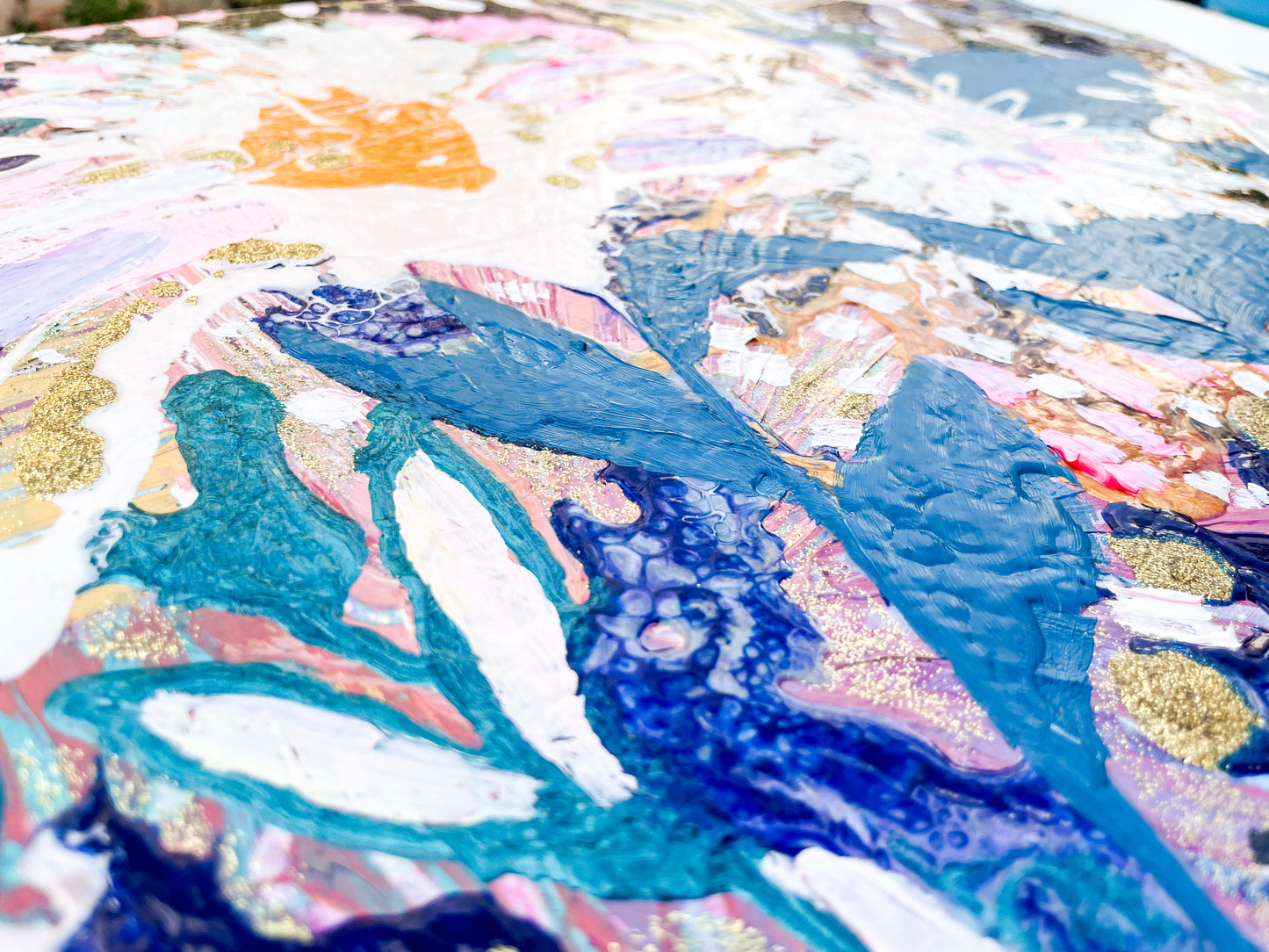 Night Shade | 18x24 in. | Abstract Painting on Wood