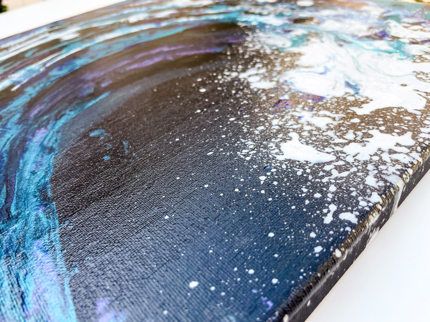 Summer Sea | 16x20 in. | Abstract Ocean Painting on Canvas