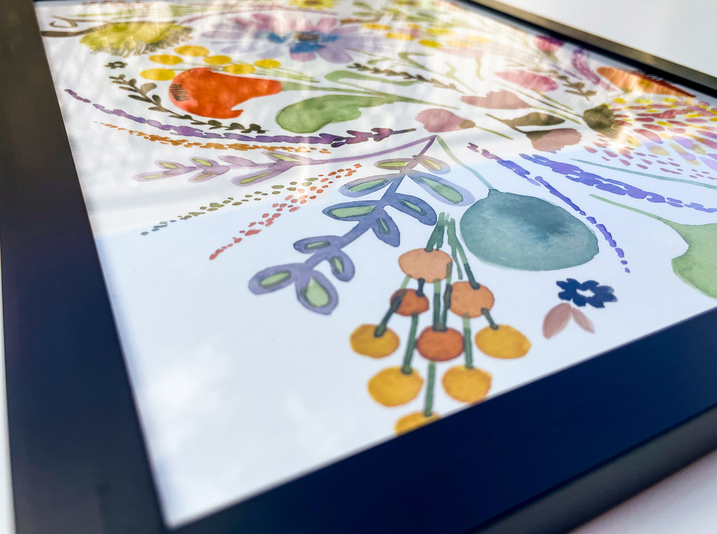 The Meadow | 9x12 in. | Original Watercolor | Modern Botanical Painting