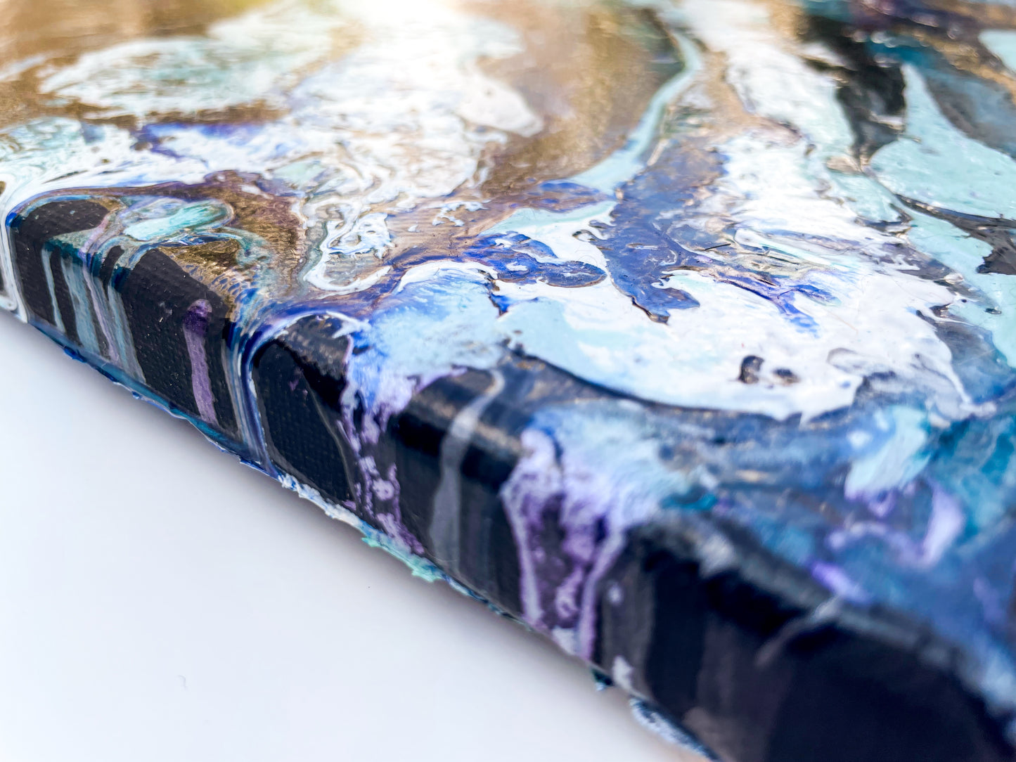 Wavelength | 16x20 in. | Abstract Ocean Painting on Canvas