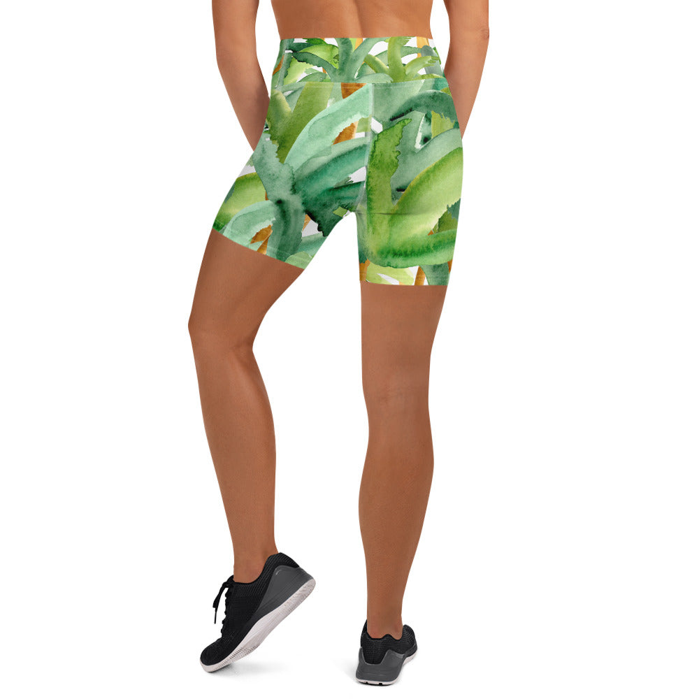 Escape Island Yoga Shorts