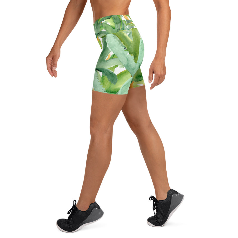 Escape Island Yoga Shorts