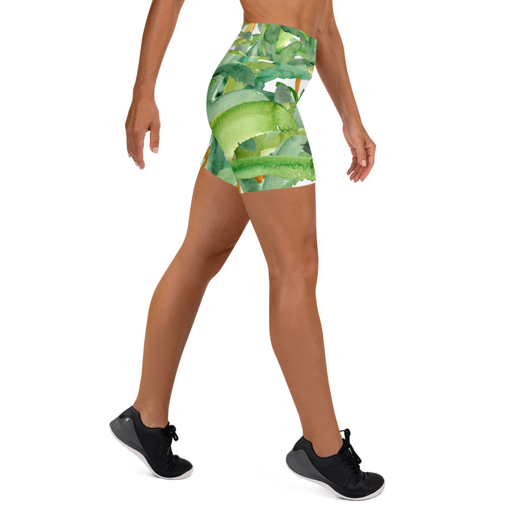 Escape Island Yoga Shorts