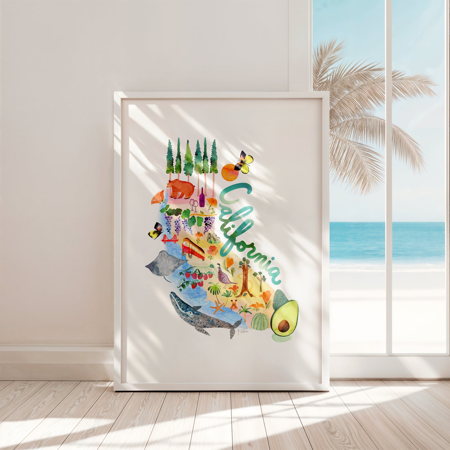 a picture of a picture of a tropical island