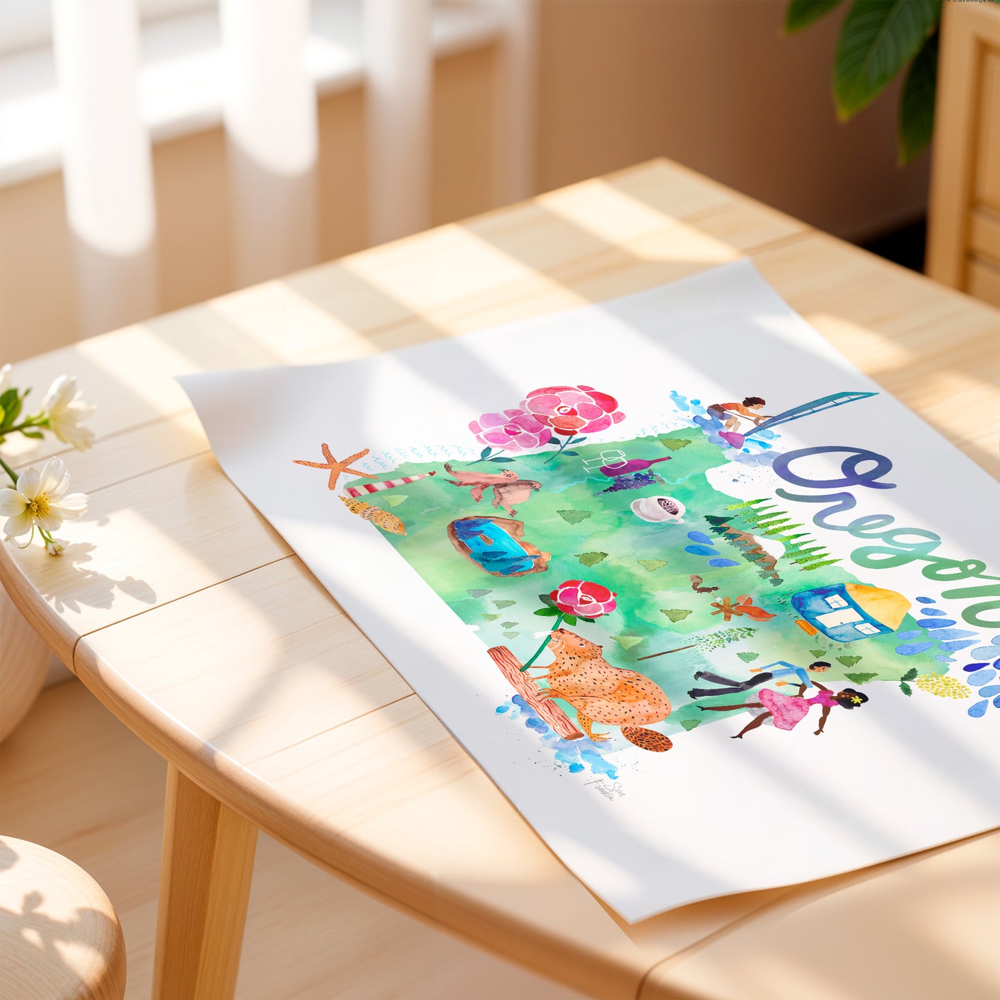 a picture of a child's birthday card on a table