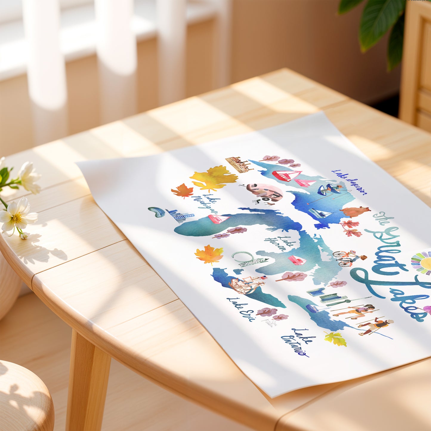 a picture of a birthday card on a table
