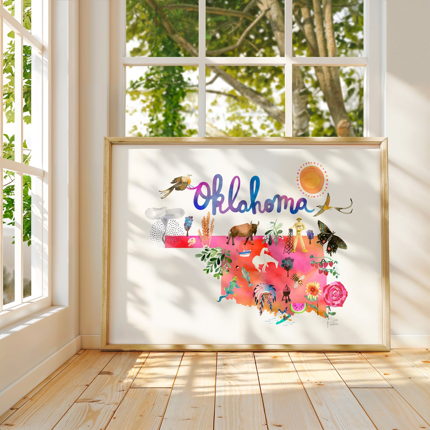 a picture of a picture of the state of oklahoma