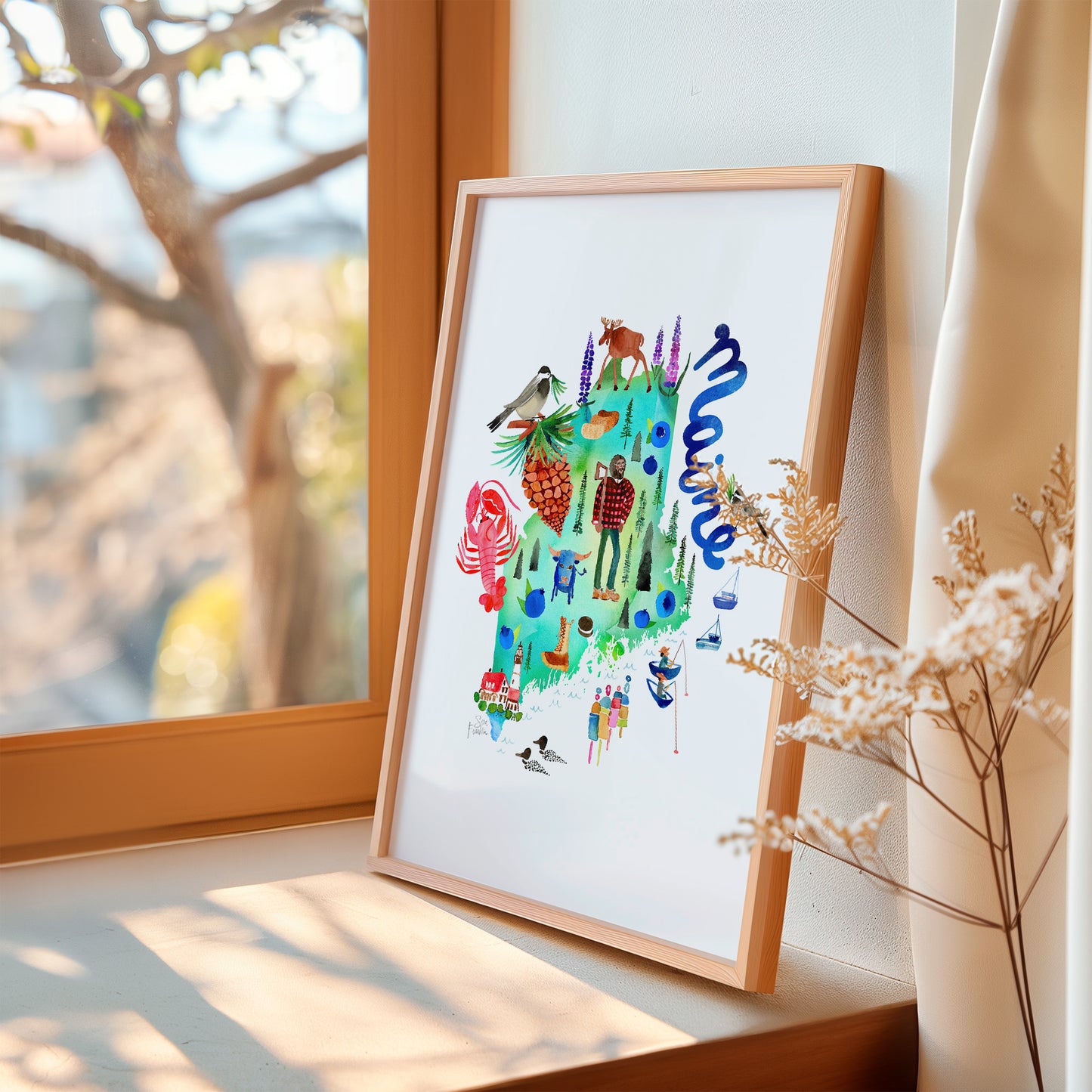 a picture of a window sill with a window sill in front of it