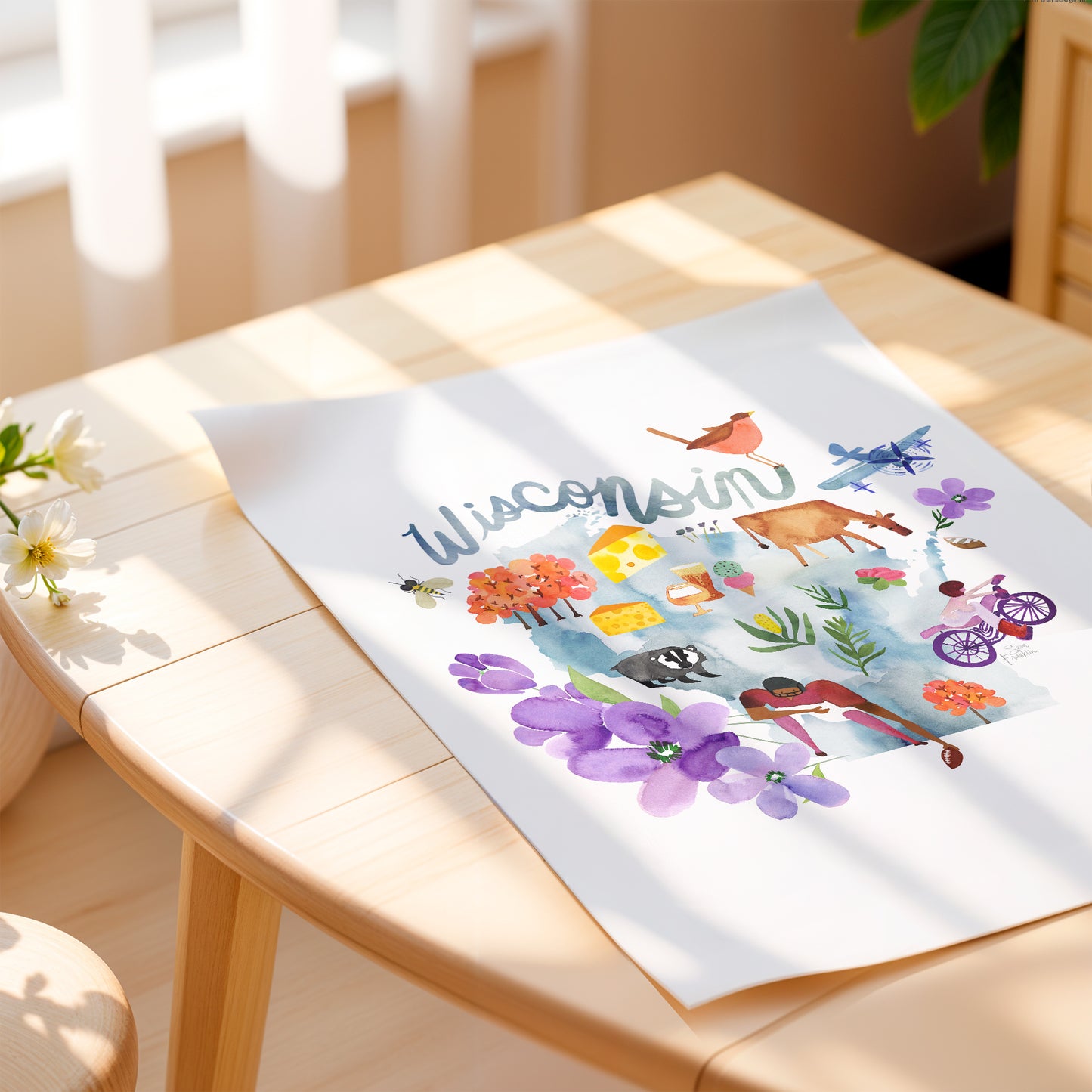 a picture of a table with a card on it