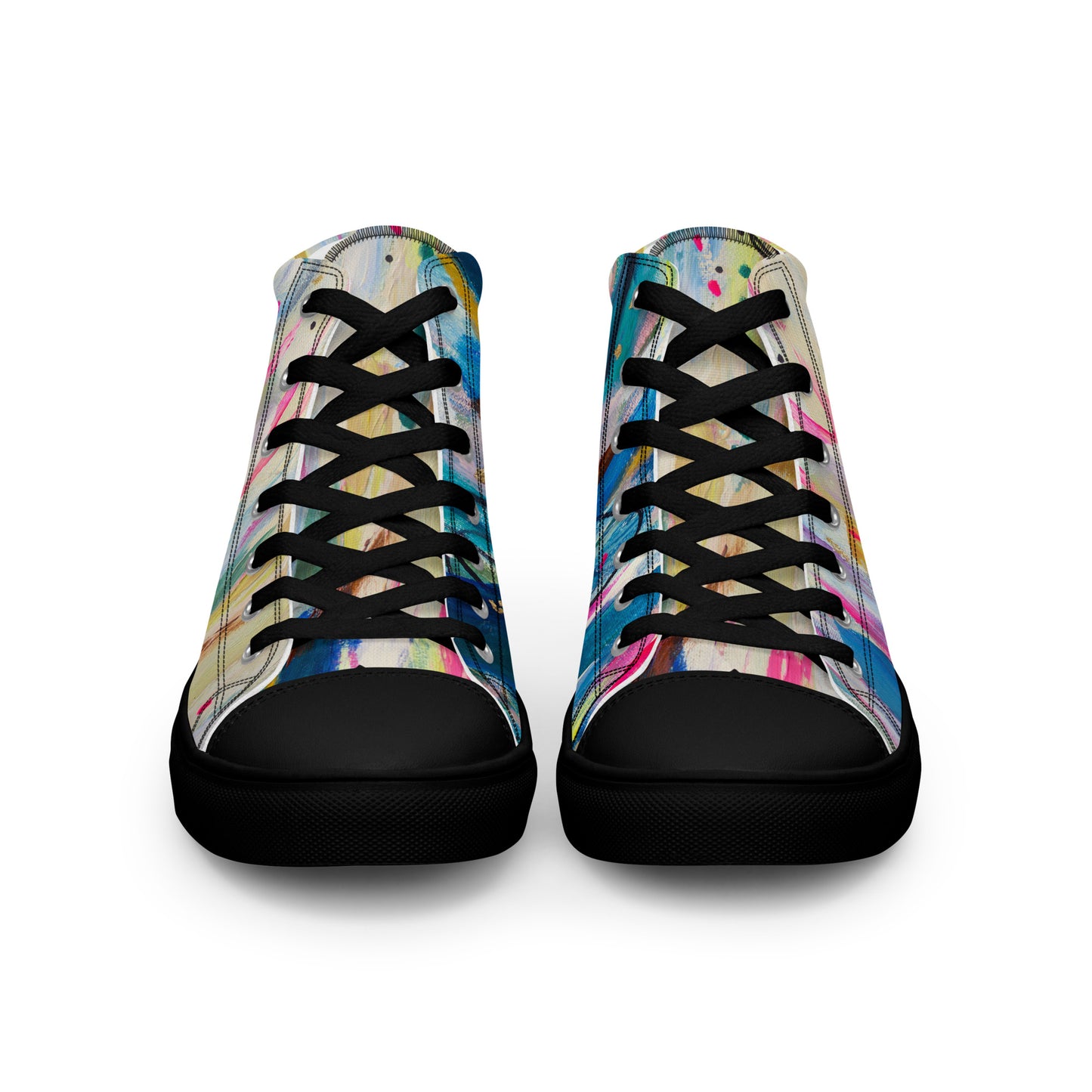 Sky Melt by Sara Franklin | Women’s high top canvas shoes