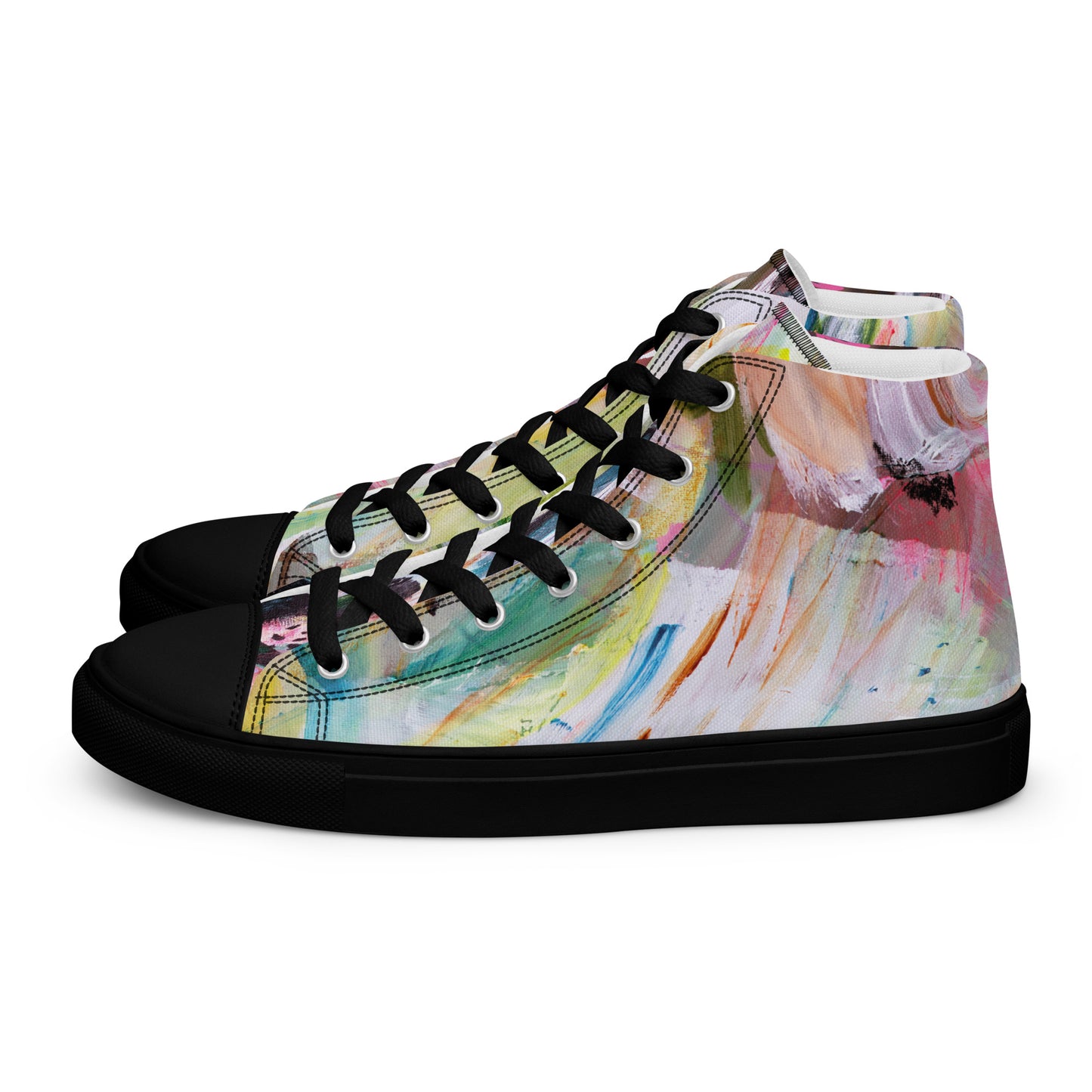 Wandering by Sara Franklin | Women’s high top canvas shoes