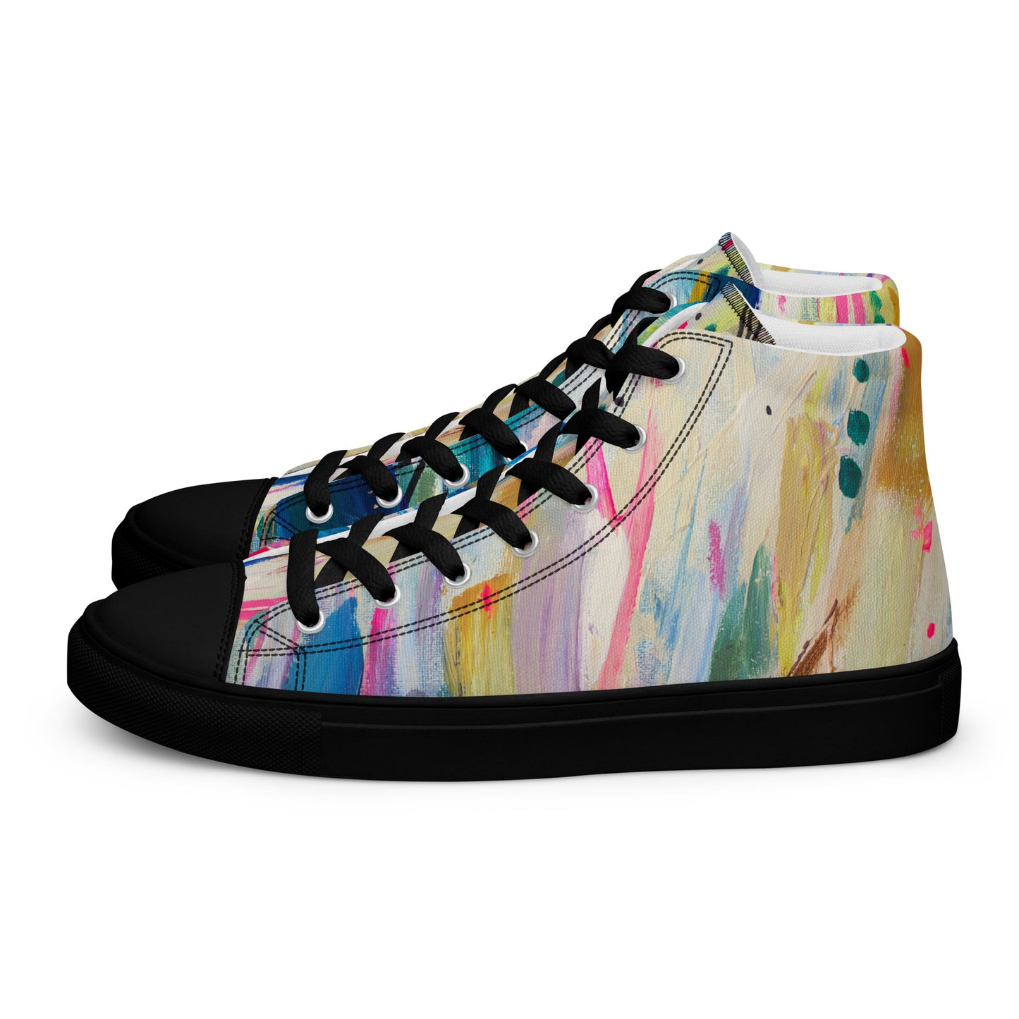 Sky Melt by Sara Franklin | Women’s high top canvas shoes