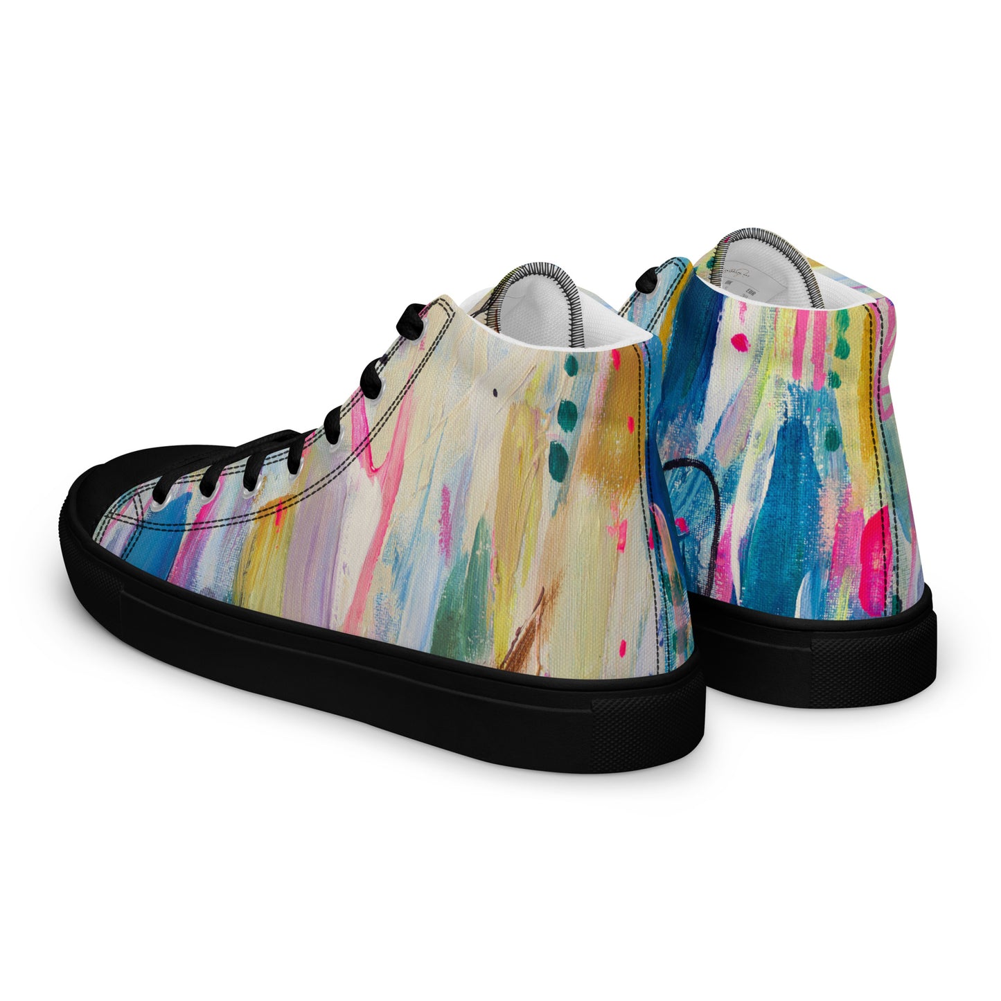 Sky Melt by Sara Franklin | Women’s high top canvas shoes