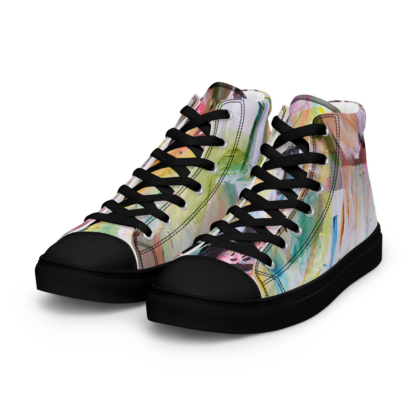 Wandering by Sara Franklin | Women’s high top canvas shoes