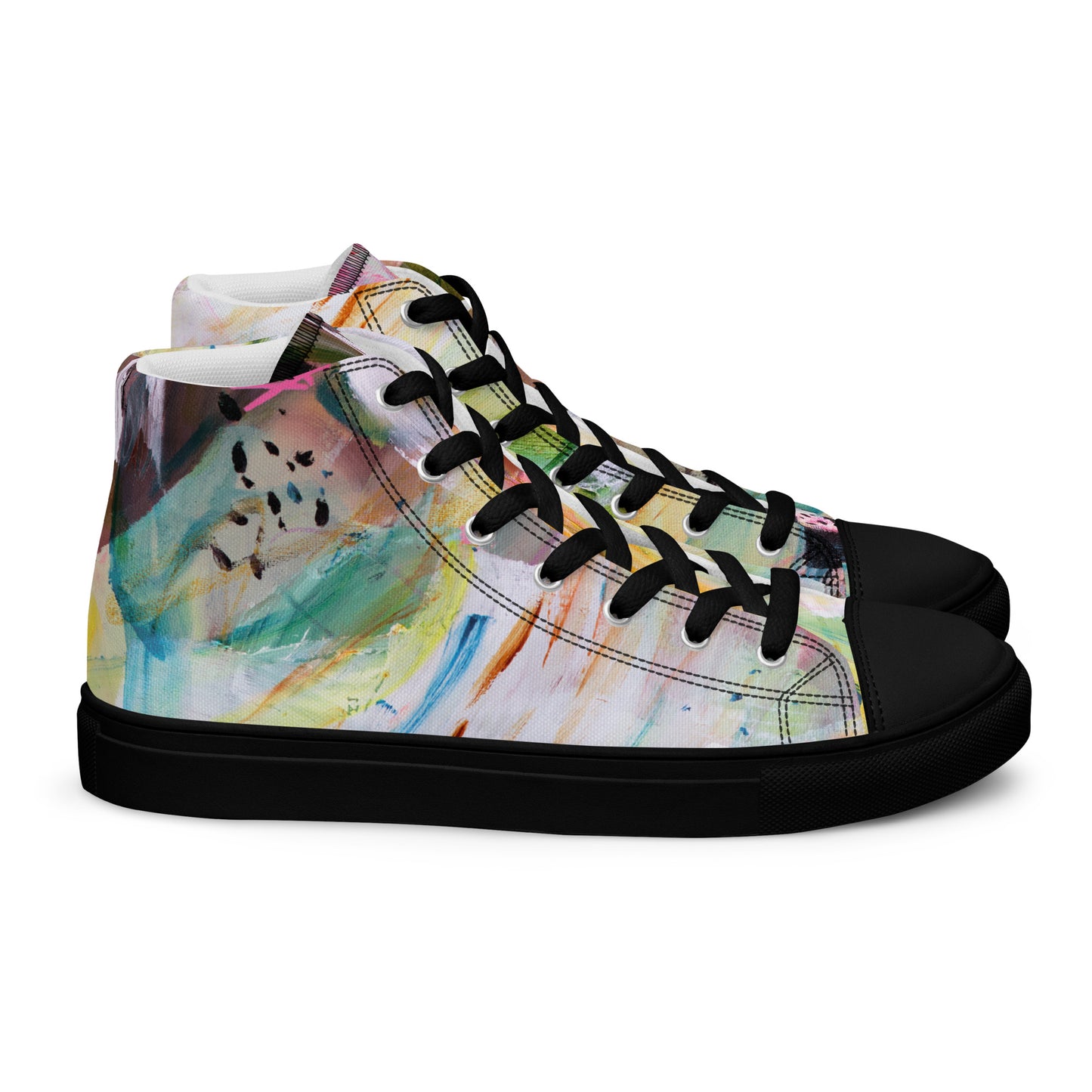 Wandering by Sara Franklin | Women’s high top canvas shoes