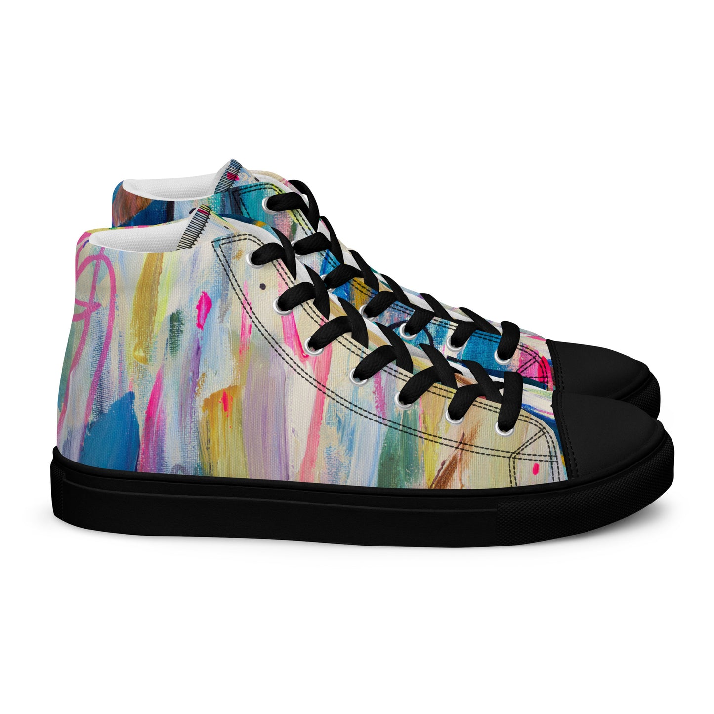 Sky Melt by Sara Franklin | Women’s high top canvas shoes