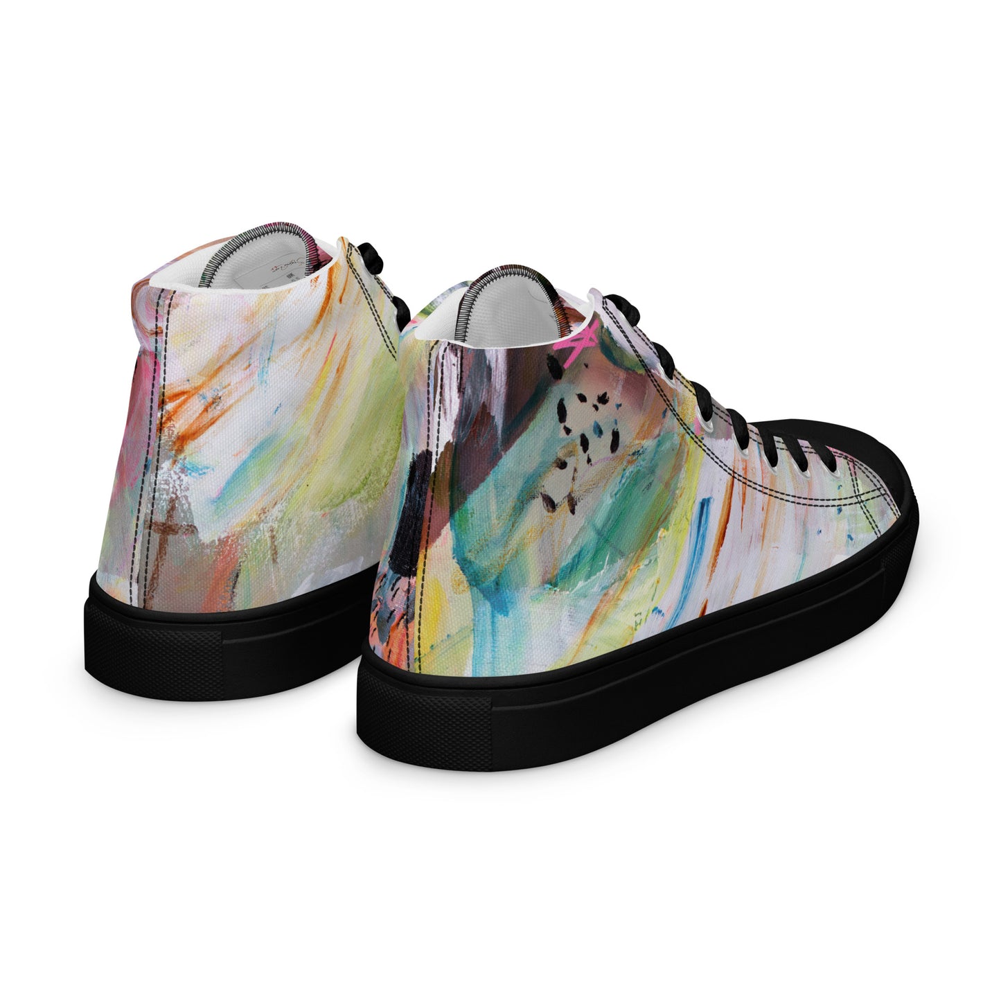 Wandering by Sara Franklin | Women’s high top canvas shoes