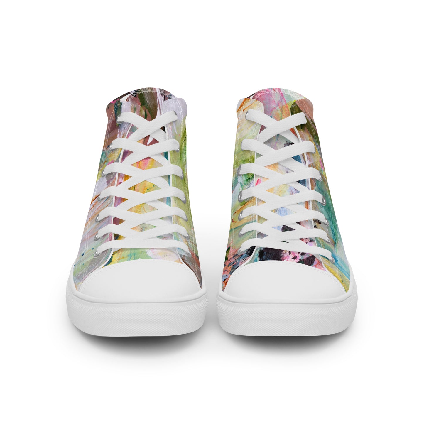 Wandering by Sara Franklin | Women’s high top canvas shoes