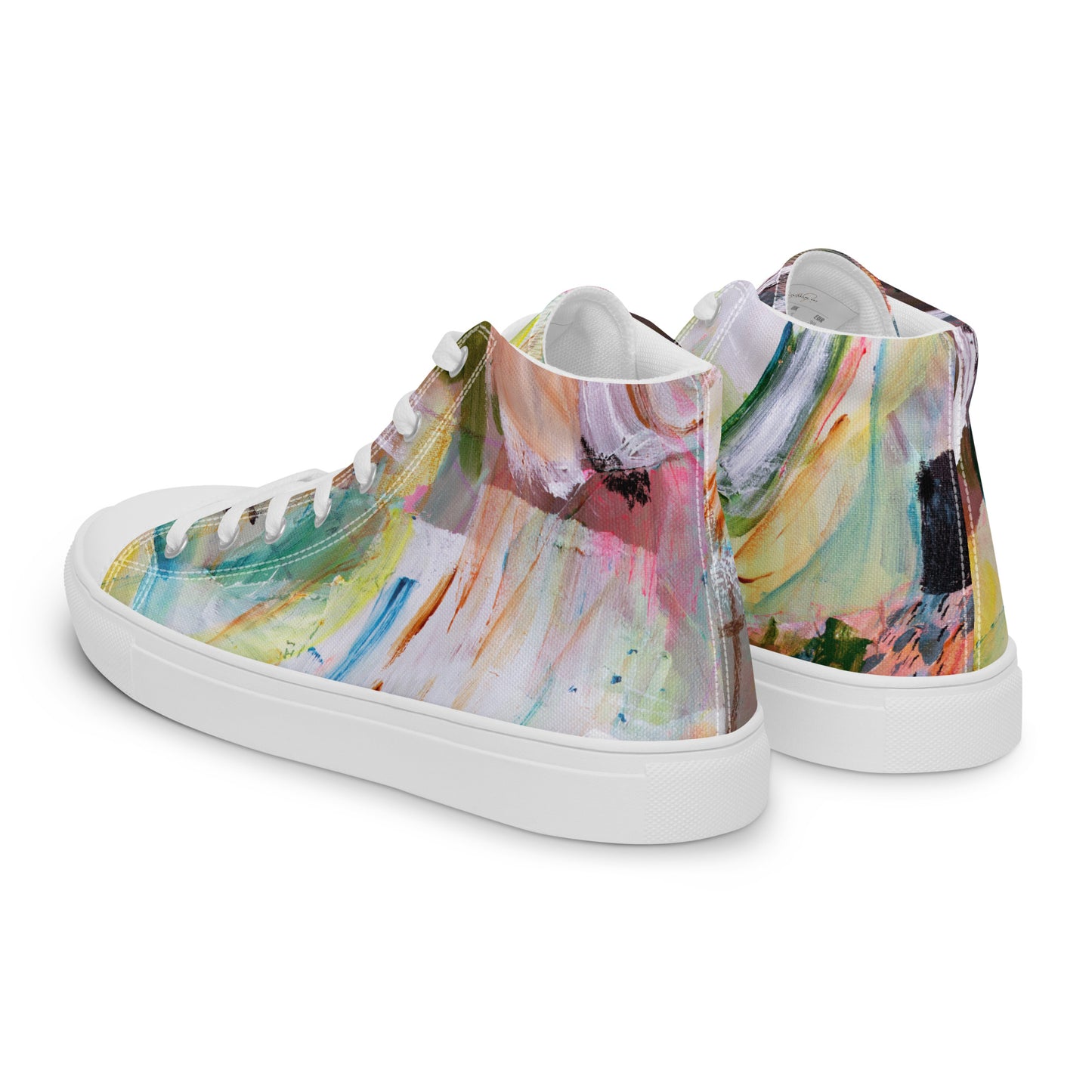 Wandering by Sara Franklin | Women’s high top canvas shoes