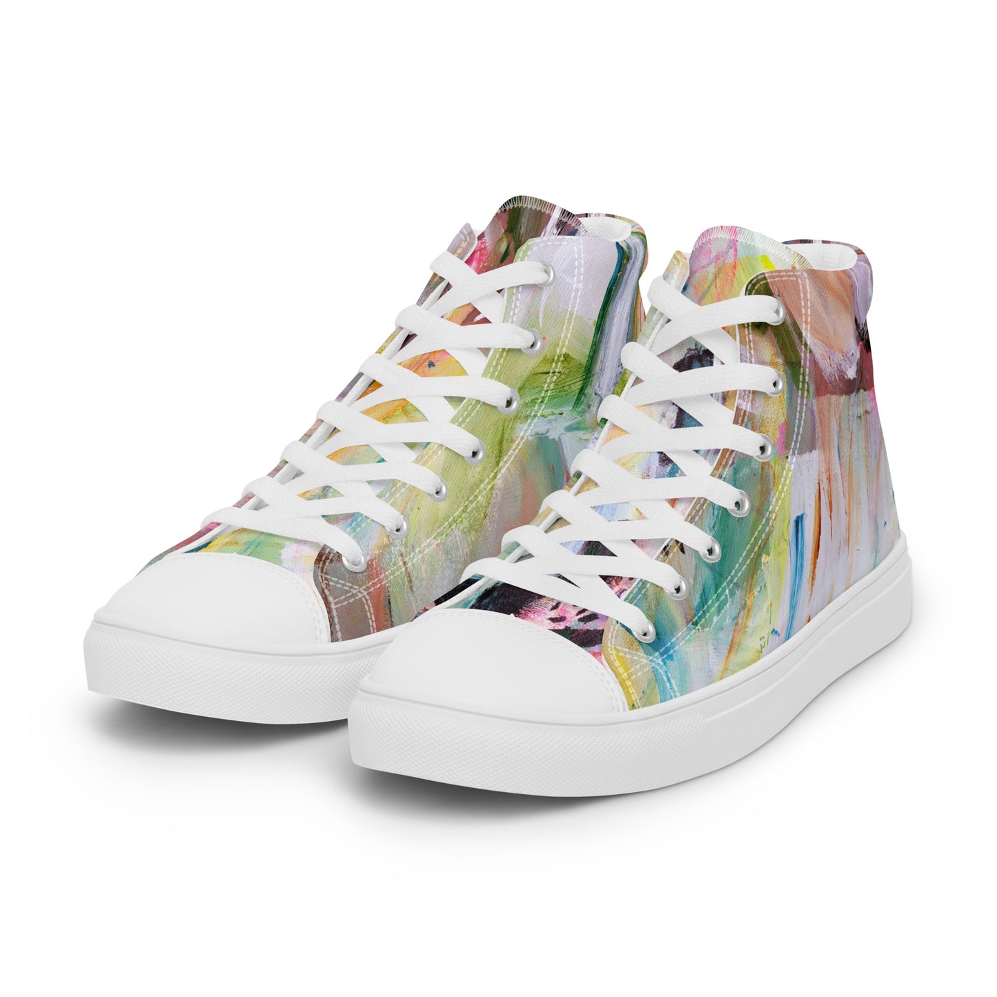 Wandering by Sara Franklin | Women’s high top canvas shoes