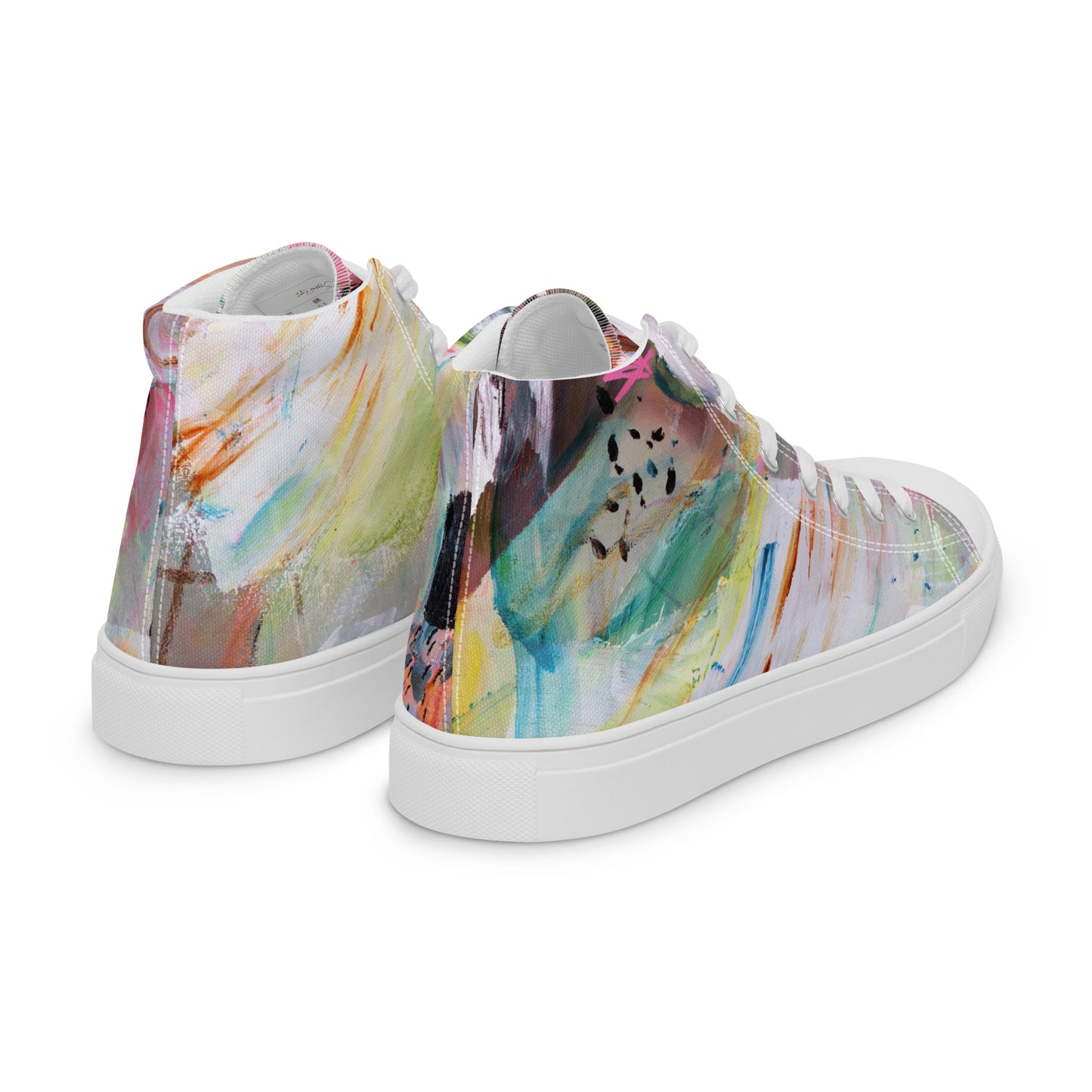 Wandering by Sara Franklin | Women’s high top canvas shoes