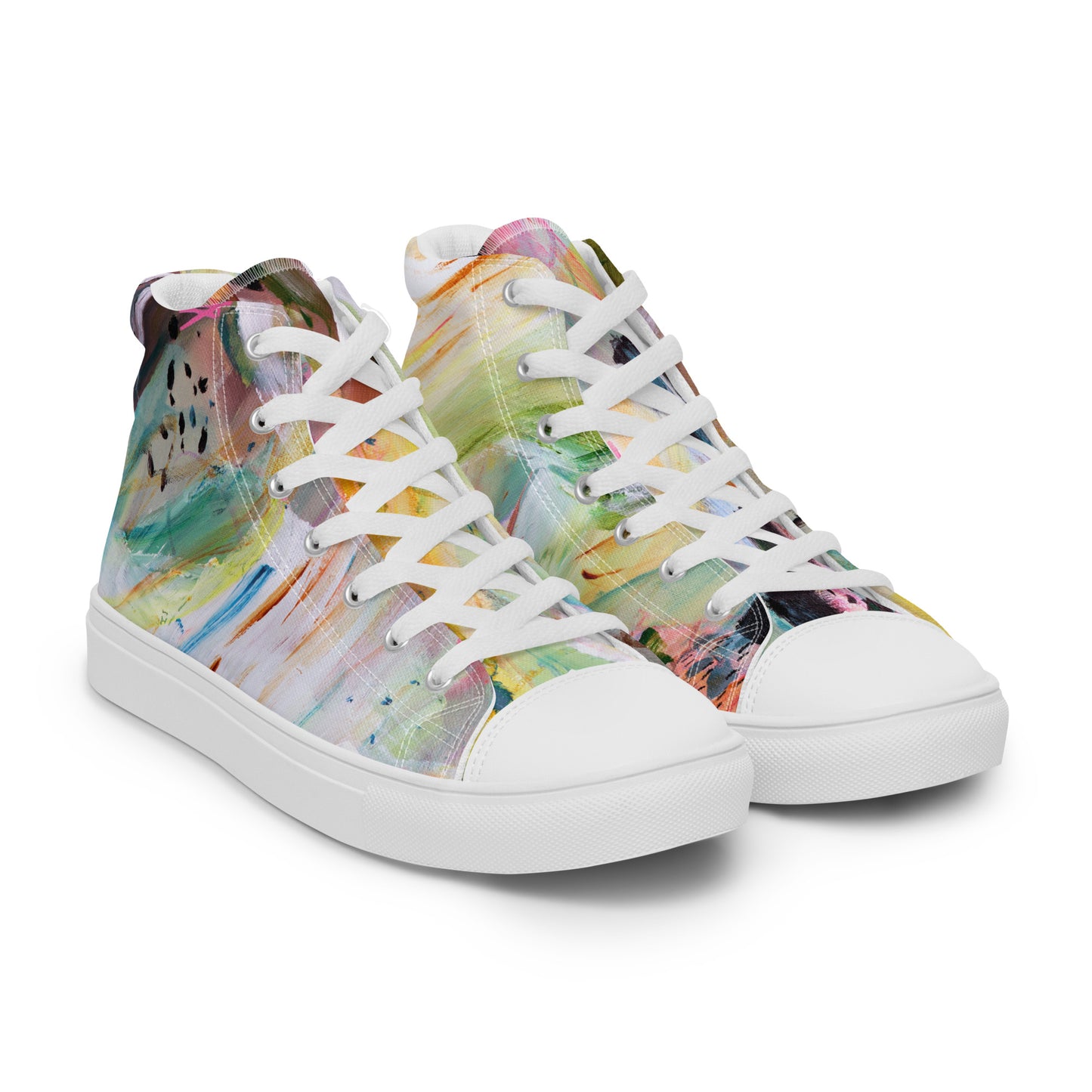 Wandering by Sara Franklin | Women’s high top canvas shoes