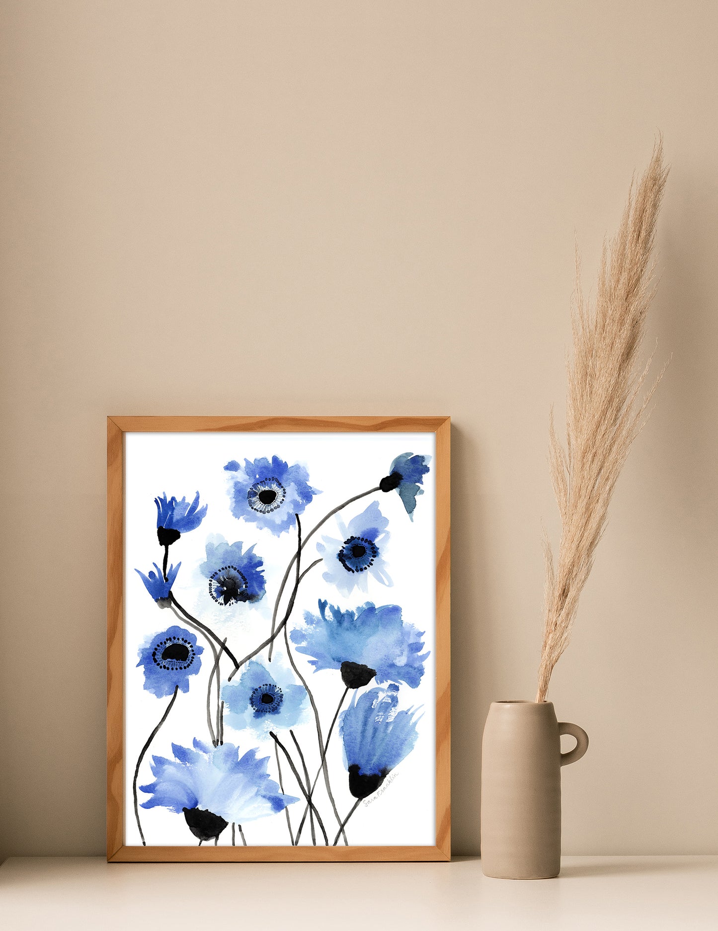 Possibilities | 9x12 in. | Original Watercolor | Modern Botanical Painting