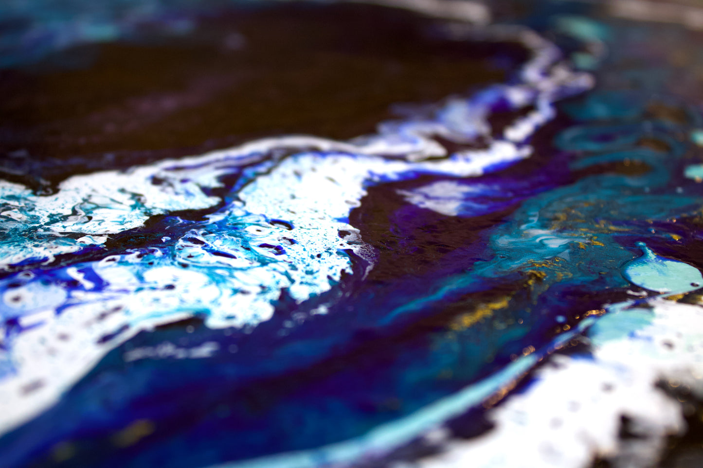 Wavelength | 16x20 in. | Abstract Ocean Painting on Canvas