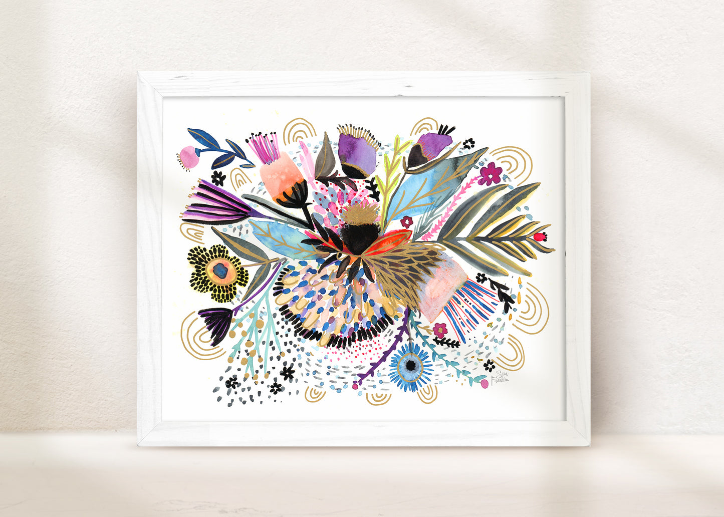 Empowered Petals no. 1 | Botanical Art Print