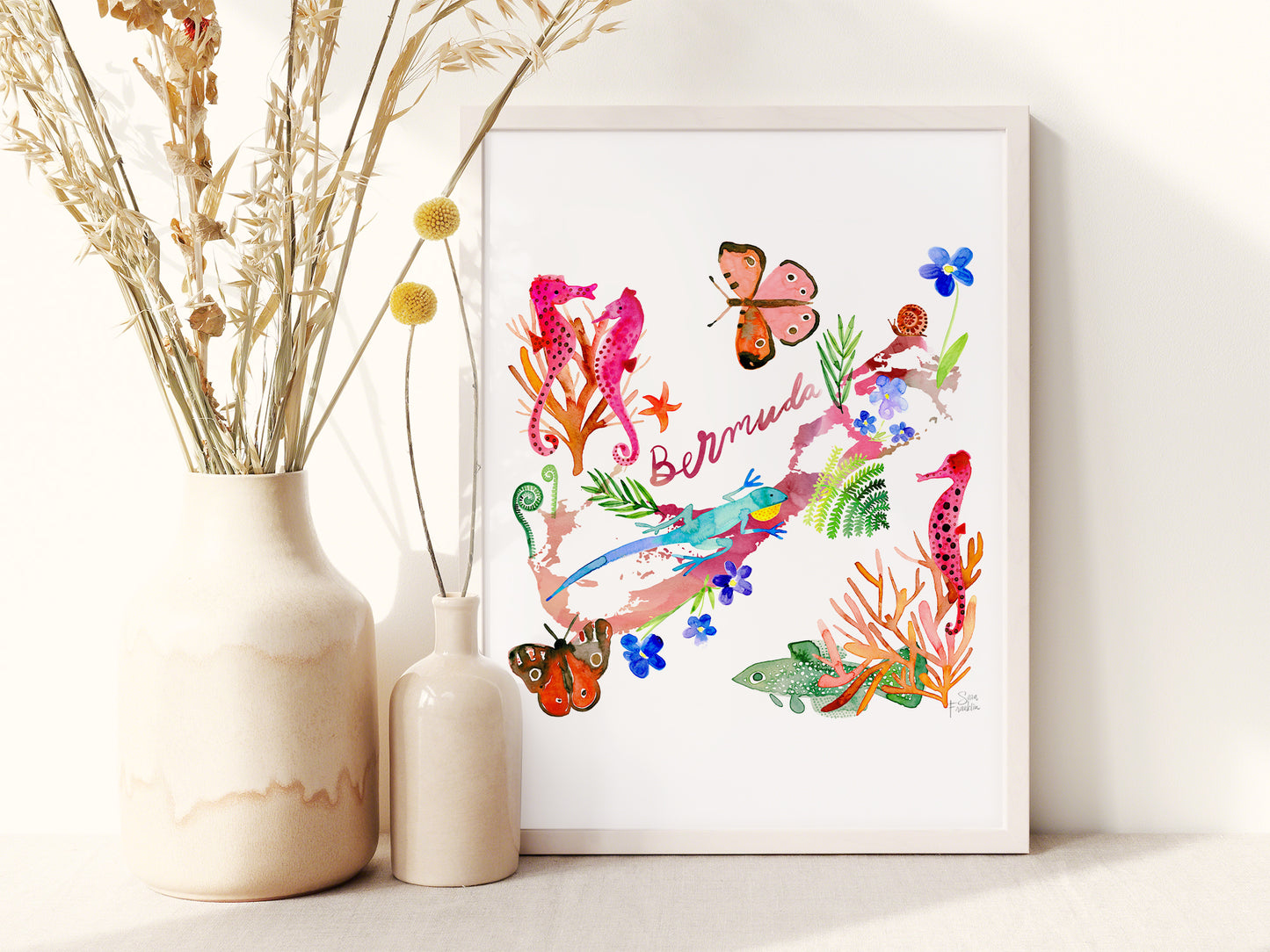 a picture of some flowers and a vase