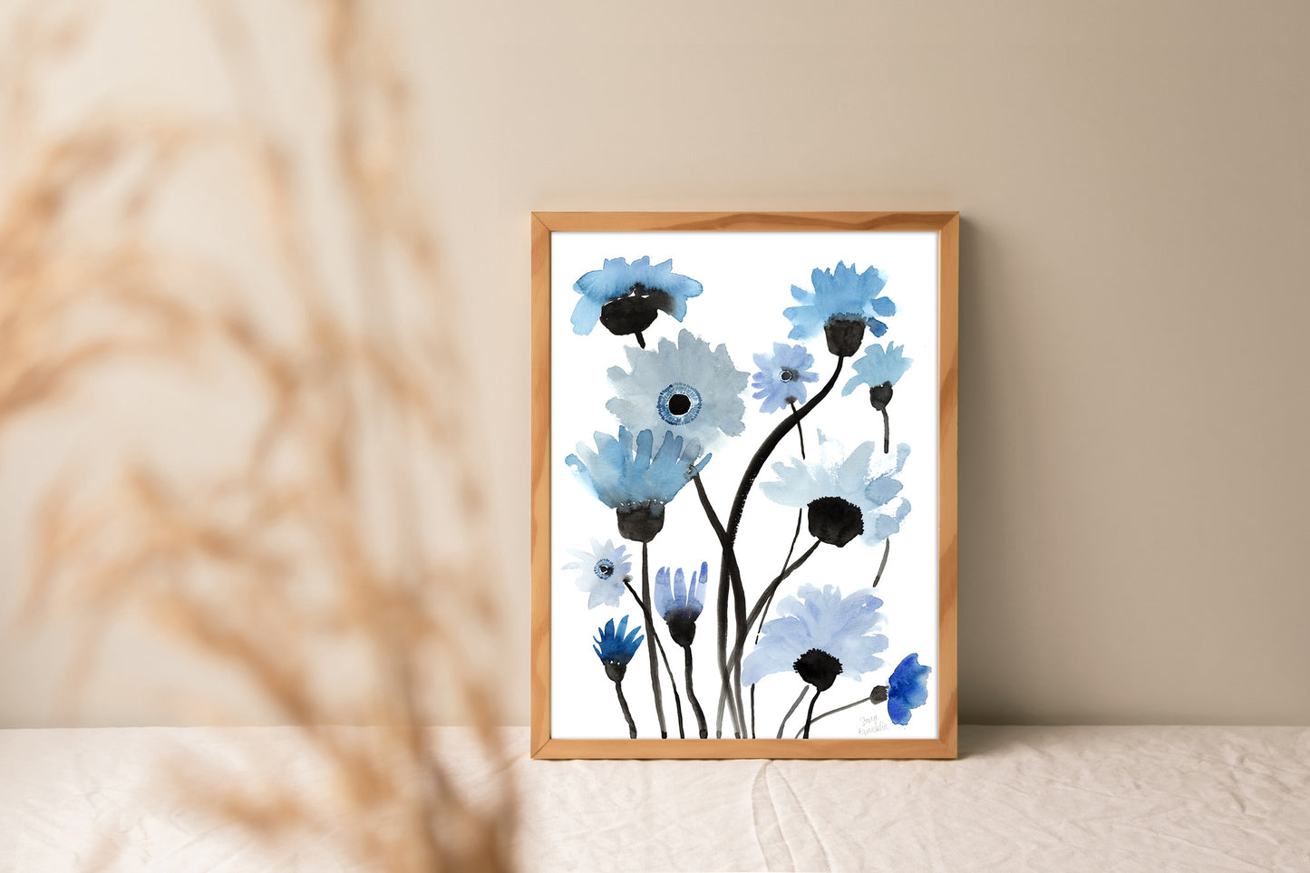 Sweet Awakening | 9x12 in. | Original Watercolor | Modern Botanical Painting