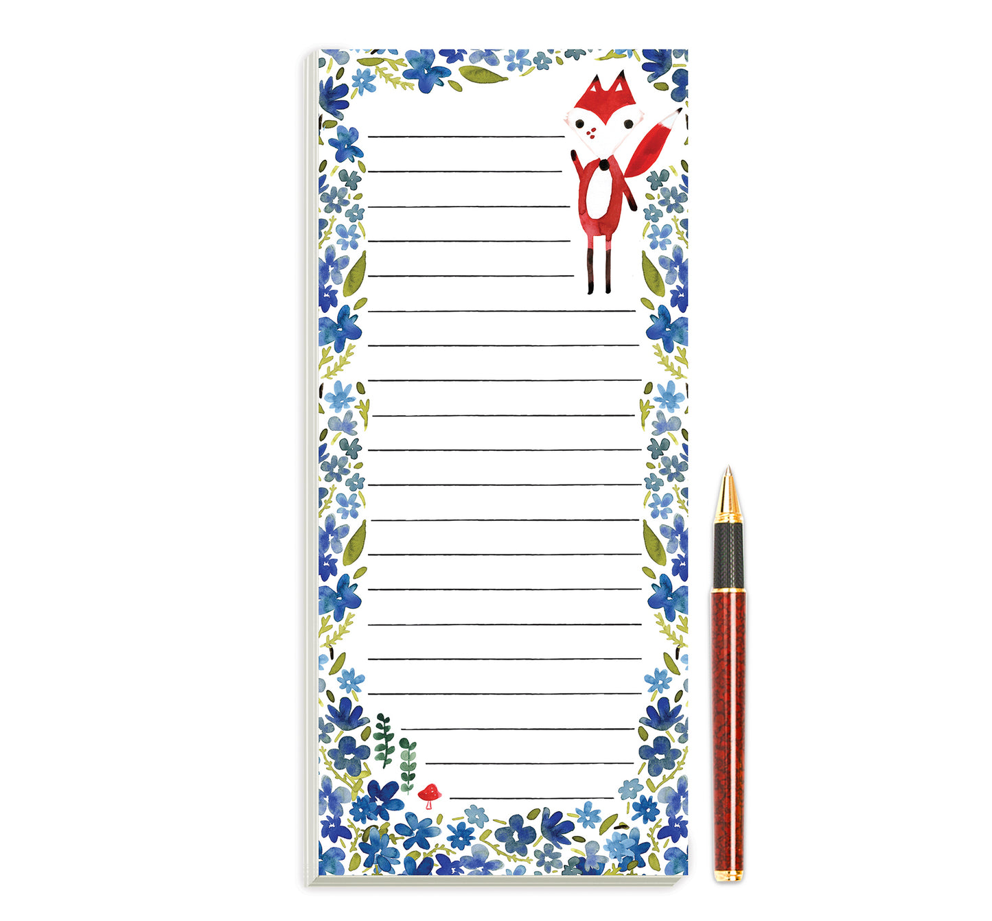 Fox Magnetic Lined Notepad by Sara Franklin