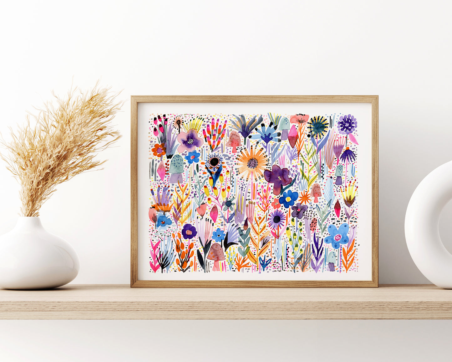 Bohemia | Original Watercolor | Modern Botanical Painting