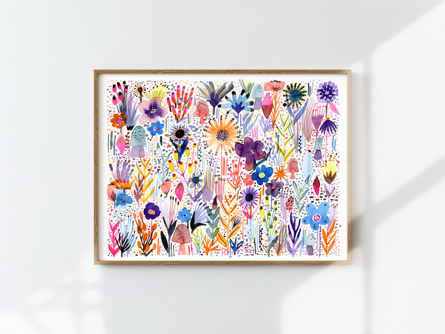 Utopia | 9x12 in. | Original Watercolor | Modern Botanical Painting