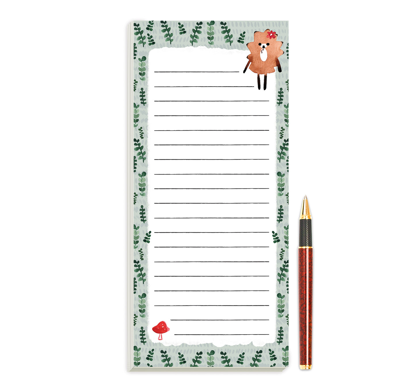 Hedgehog Magnetic Notepad by Sara Franklin