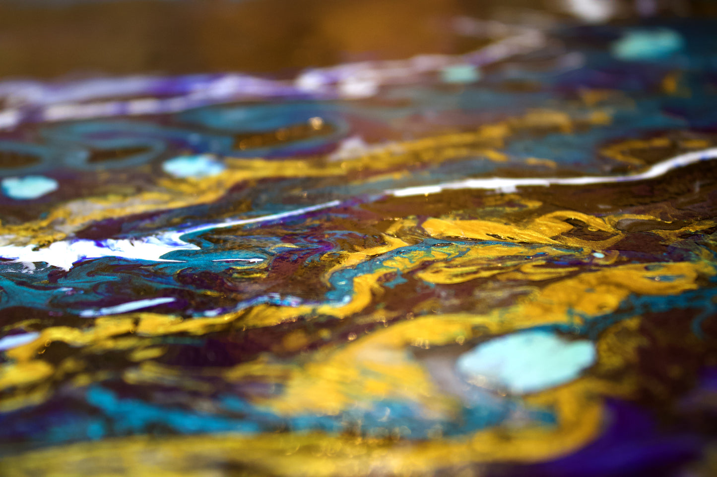 Wavelength | 16x20 in. | Abstract Ocean Painting on Canvas