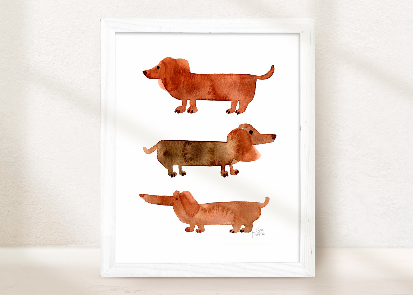 Dachshunds | Fine Art Print