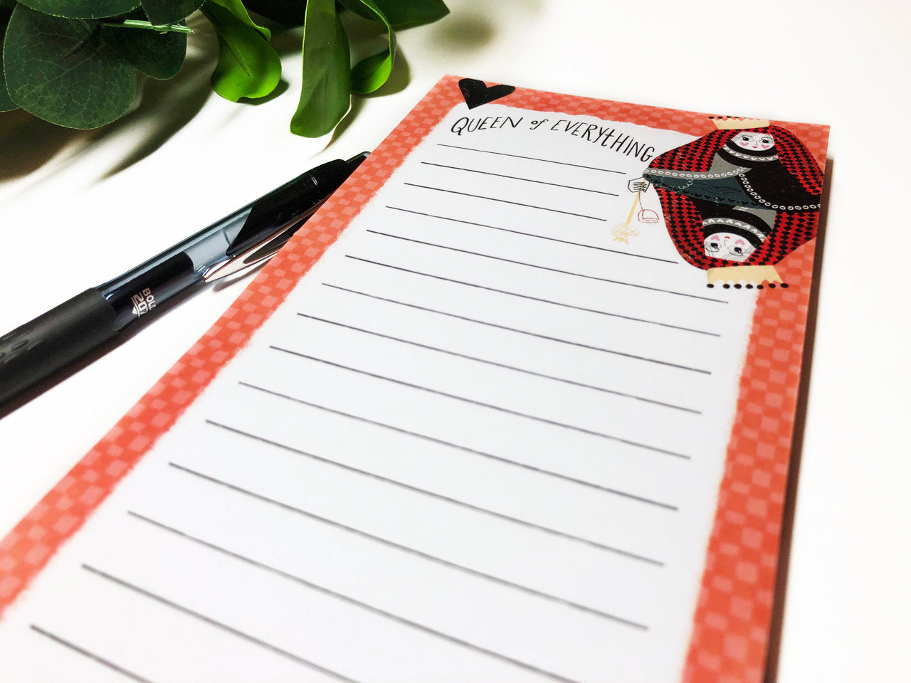 Queen of Everything Magnetic Notepad by Sara Franklin