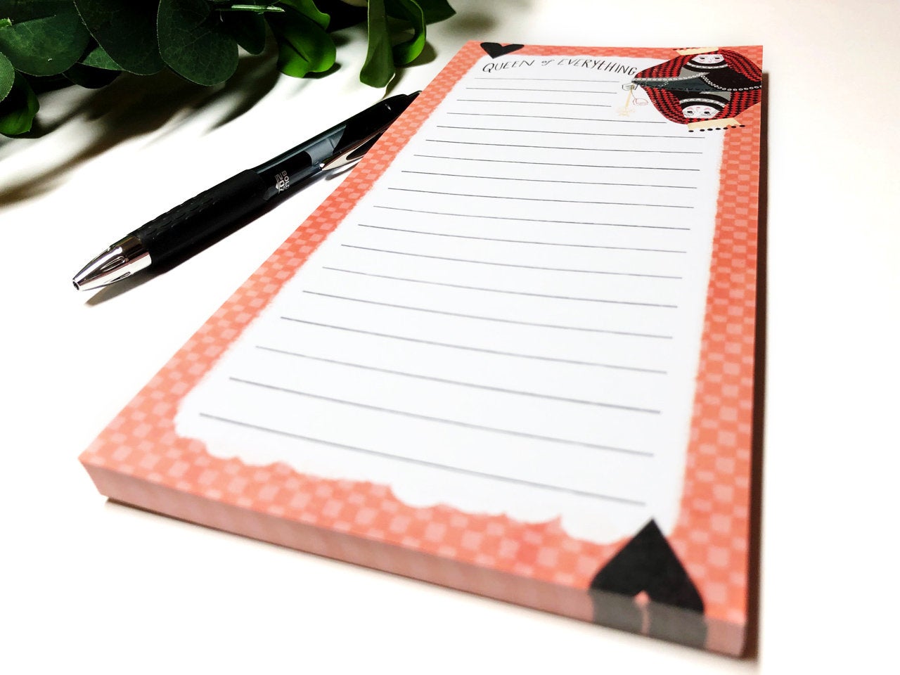 Queen of Everything Magnetic Notepad by Sara Franklin