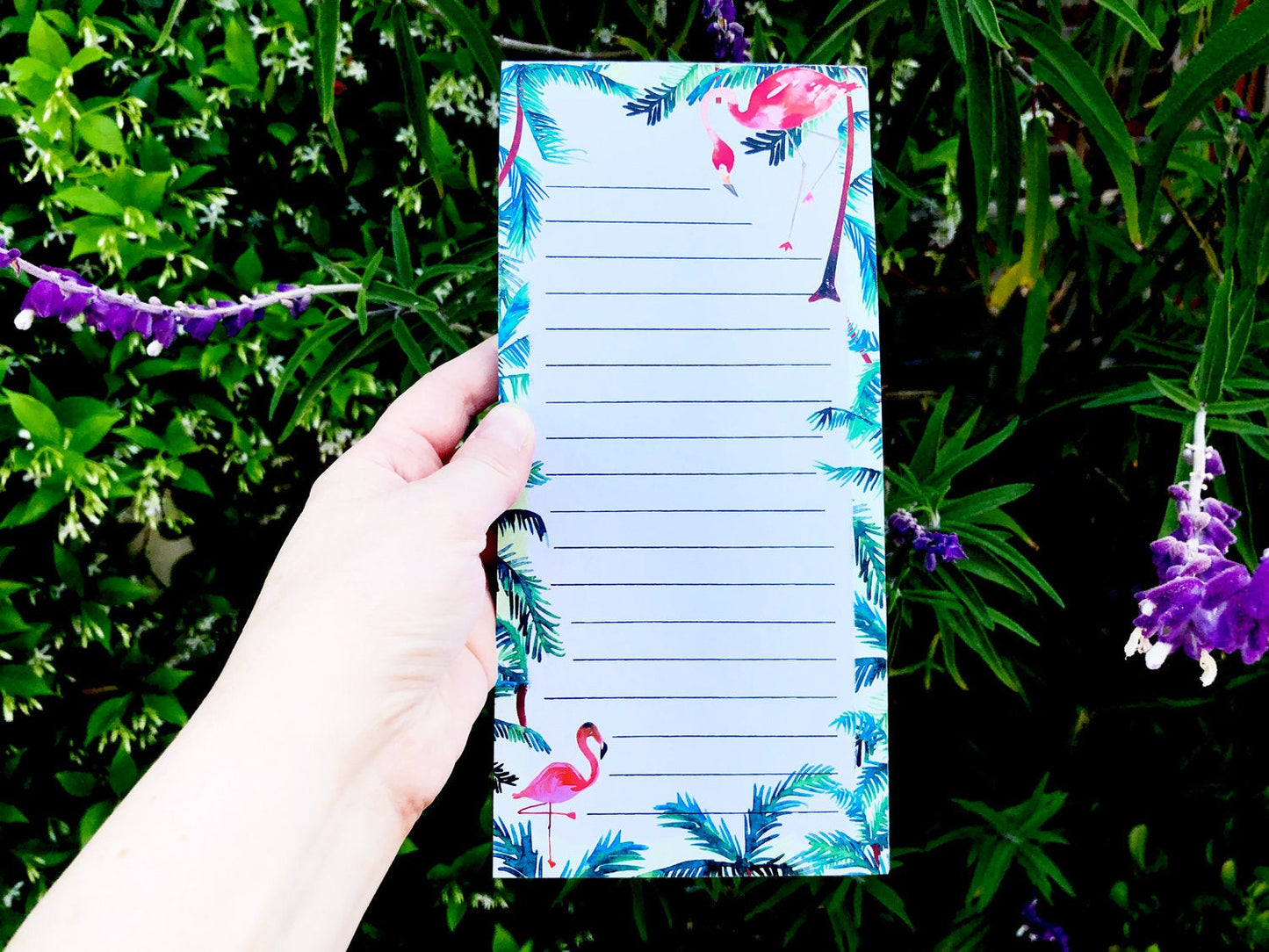 Flamingo Magnetic Notepad by Sara Franklin