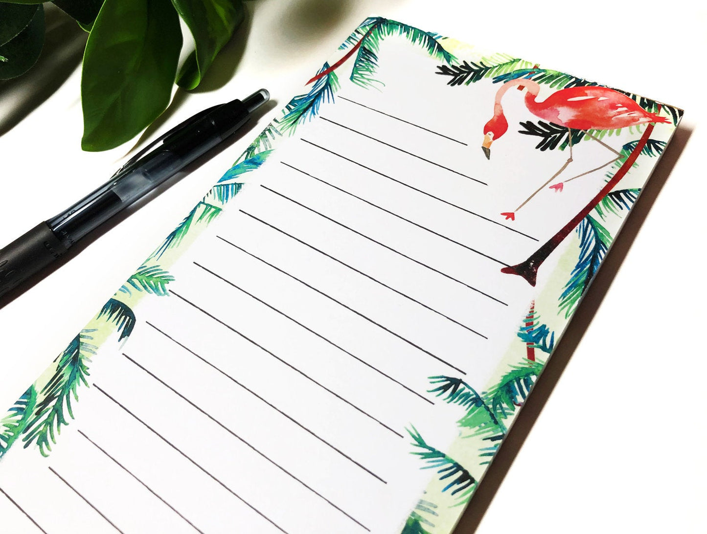 Flamingo Magnetic Notepad by Sara Franklin