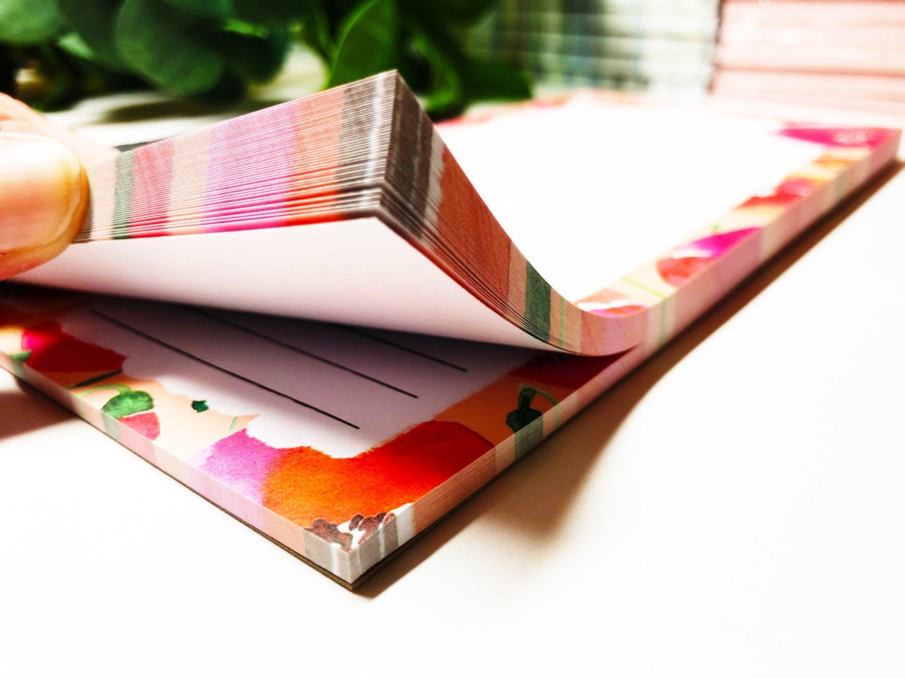 Poppies Magnetic Notepad by Sara Franklin
