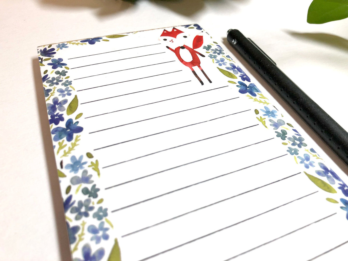 Fox Magnetic Lined Notepad by Sara Franklin